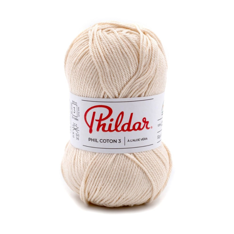 PHIL COTON 3 ECRU