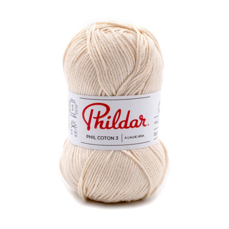 PHIL COTON 3 ECRU