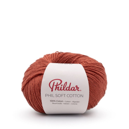 PHIL SOFT COTON TERRACOTTA